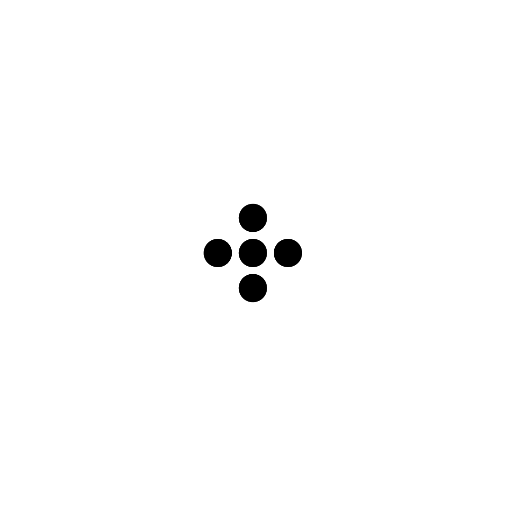 Icon of a cluster of five dots