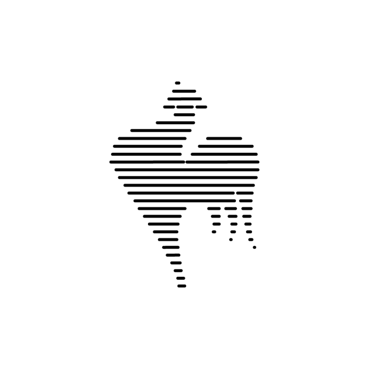 Icon of a proud rooster