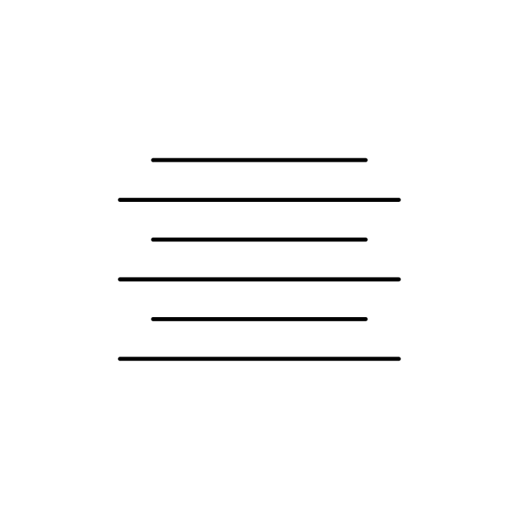 Icon of a lines that symbolize writing