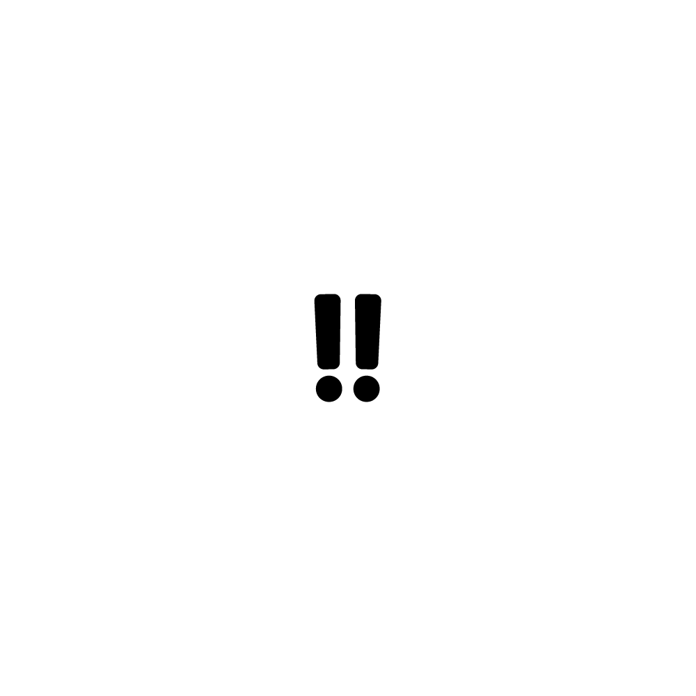 Icon of two exclamation marks